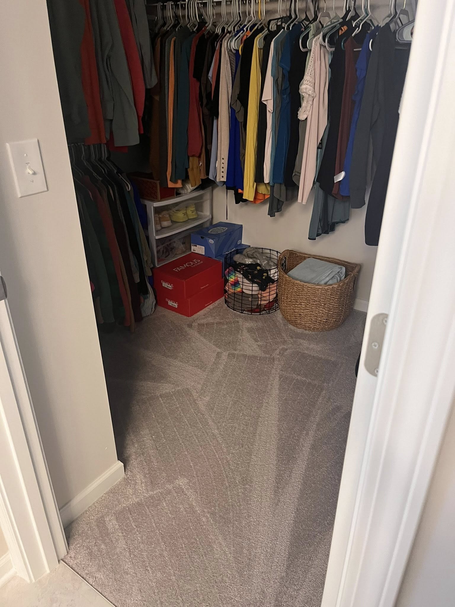 Clean closet